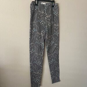 Kids Patterned Gray Leggings